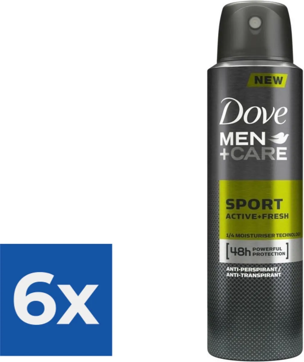 Dove Men+Care Sport Active Deo 150ml - 6 Stuks - afbeelding 6 van 6