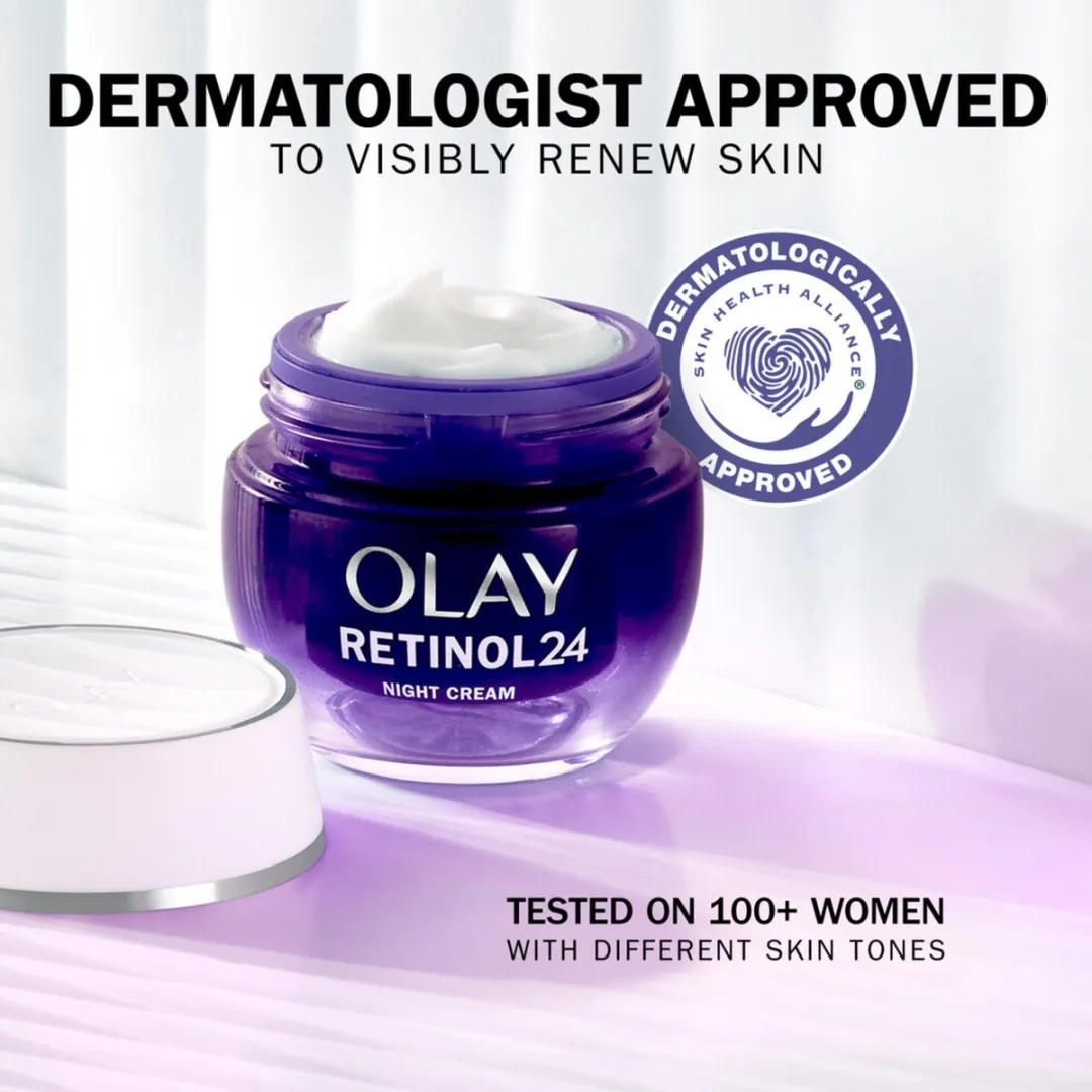 Olay Nachtcrème Retinol24 50ml - 4 Stuks