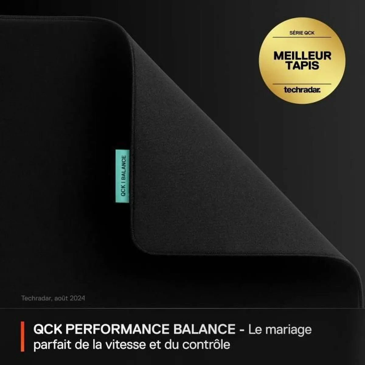 SteelSeries QcK Perf XL Balance - Zwart - afbeelding 6 van 6
