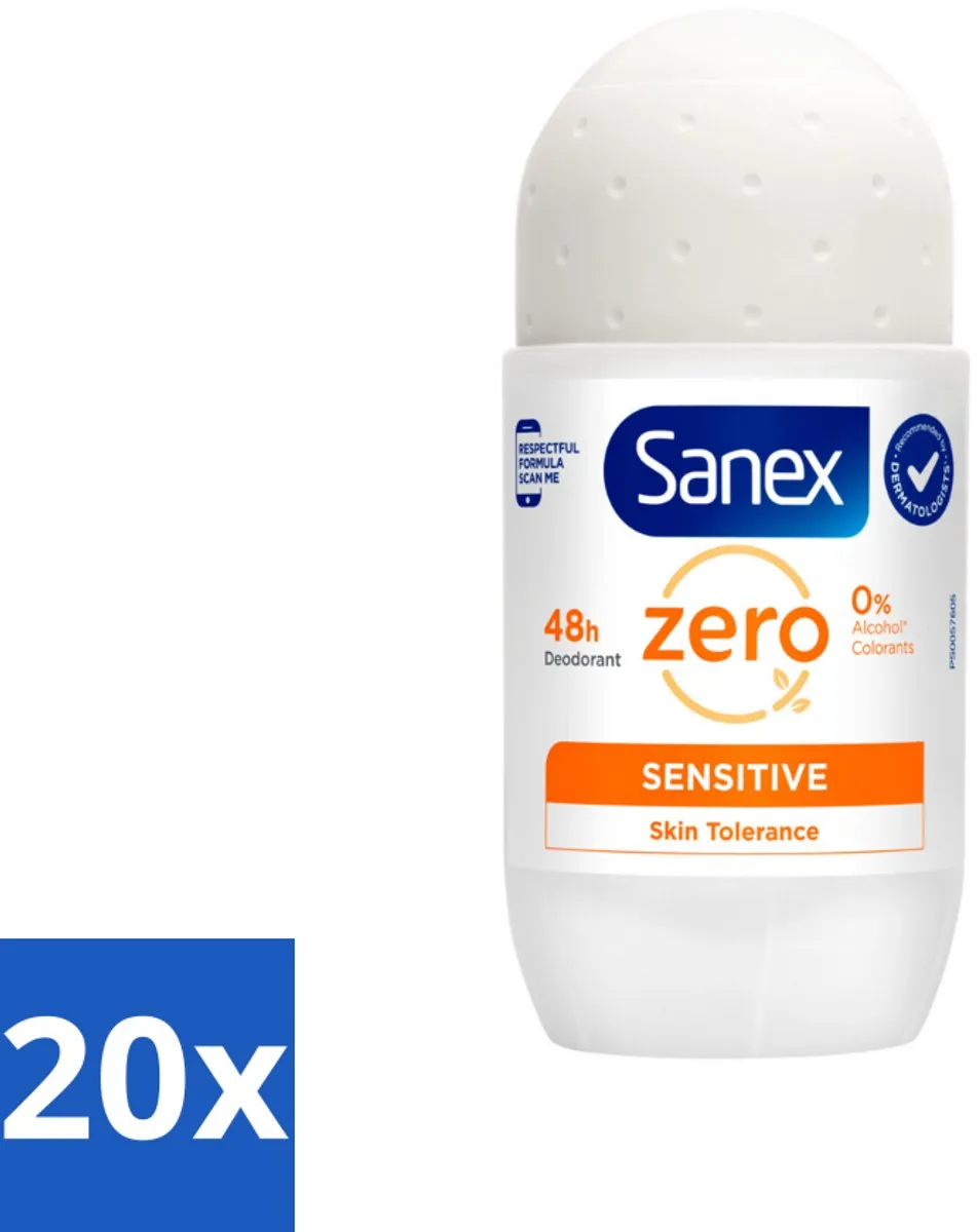 Sanex Deodorant Zero% Sensitive Roller 50ml