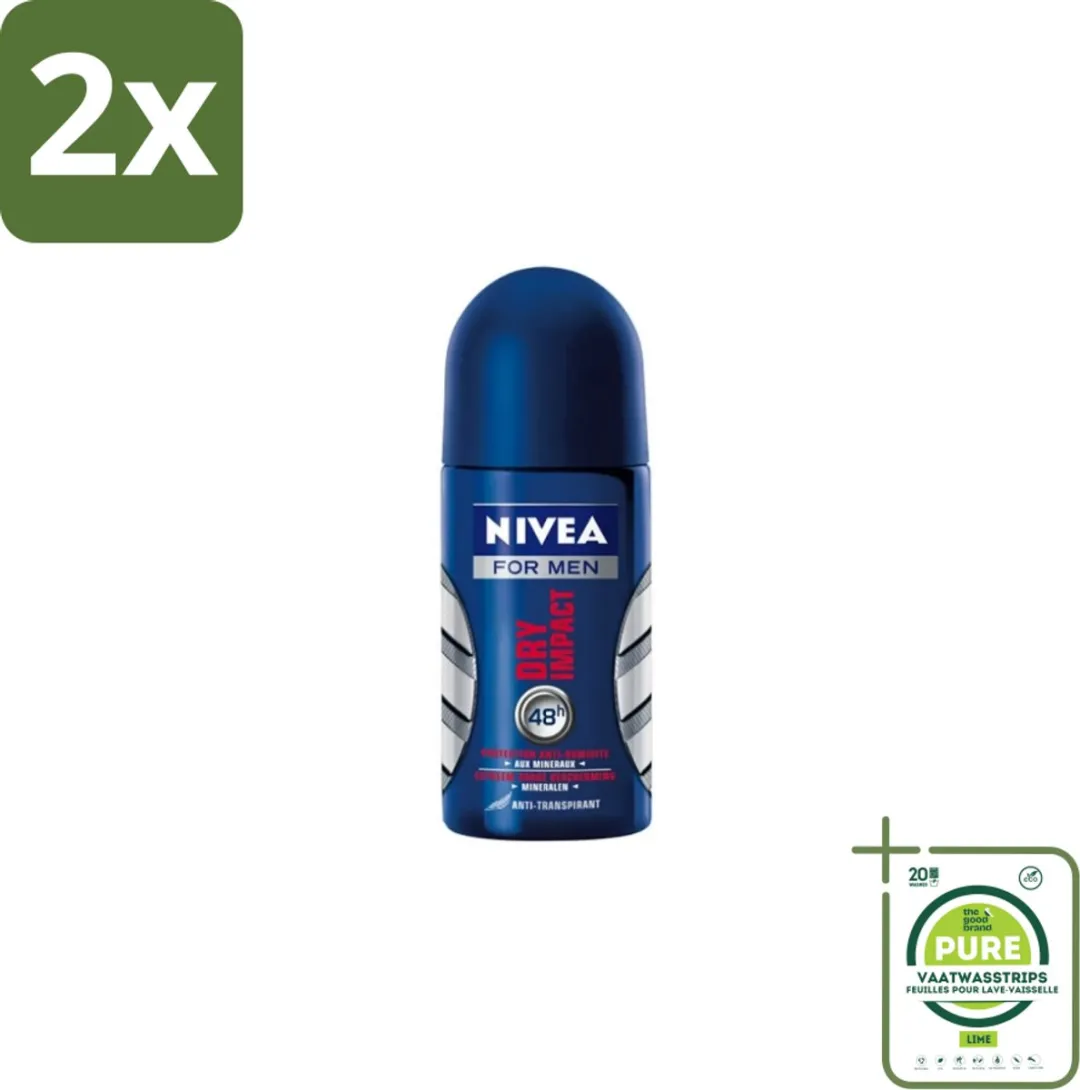 NIVEA MEN Deodorant Roller Dry Impact 100ml