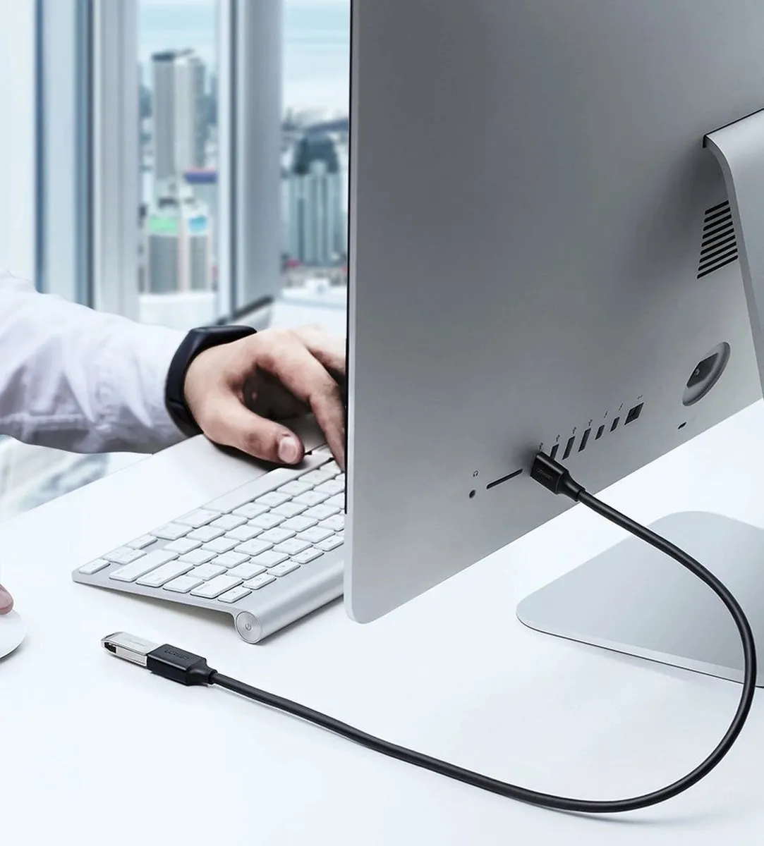 Ugreen USB Verlengkabel USB 3.0 2m - Zwart