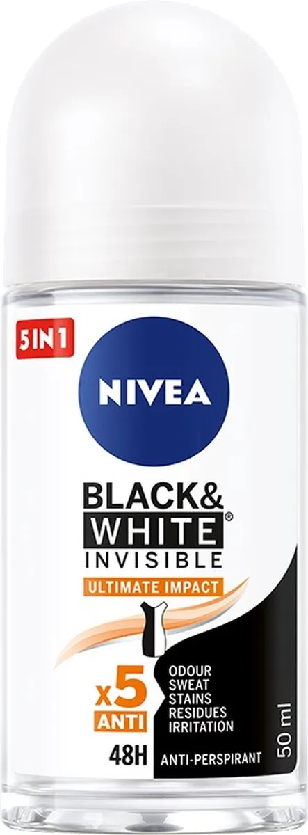 NIVEA Black & White Invisible Ultimate Impact Antitranspirant