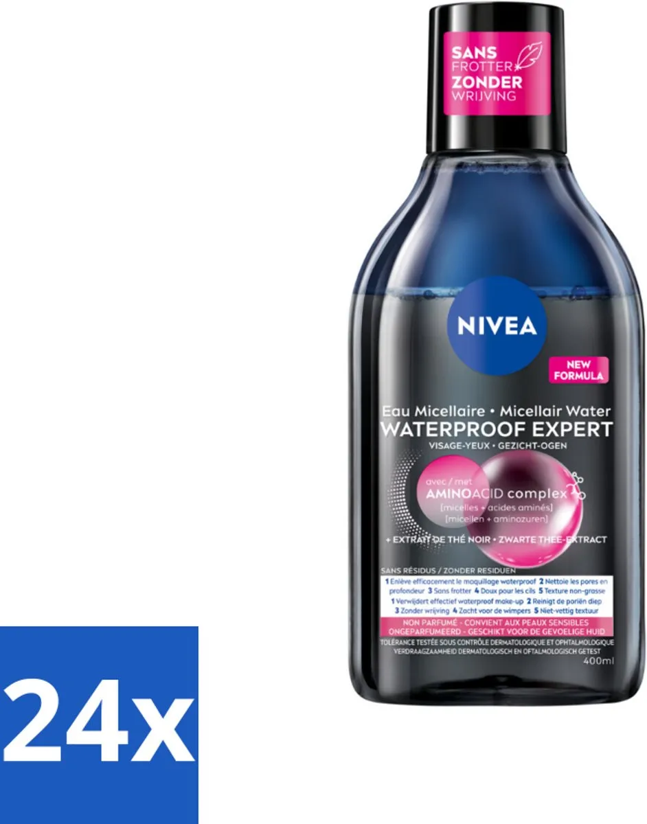 NIVEA Micellair Reinigingswater Waterproof Expert 400ml
