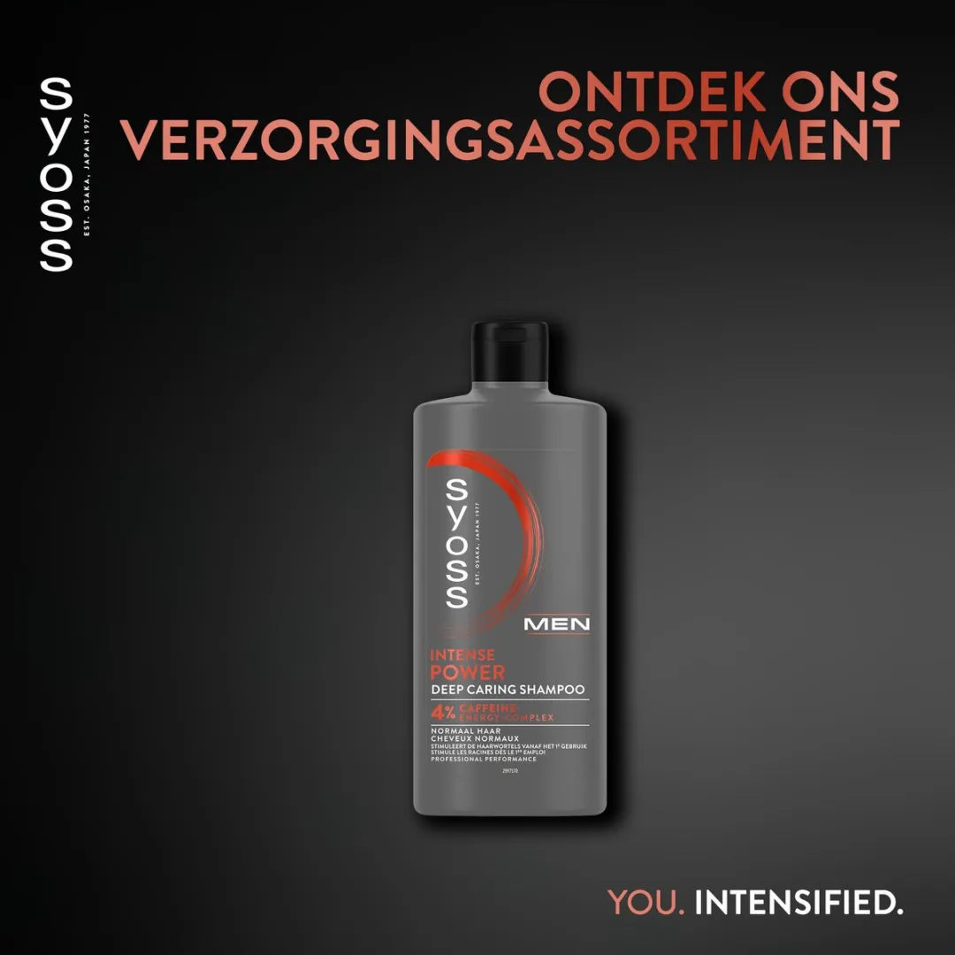 SYOSS Men Power Shampoo - 6x 440ml