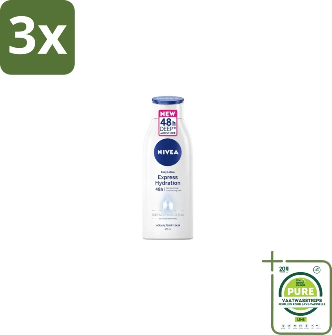 NIVEA Express Hydration 48H Bodylotion 1200ml