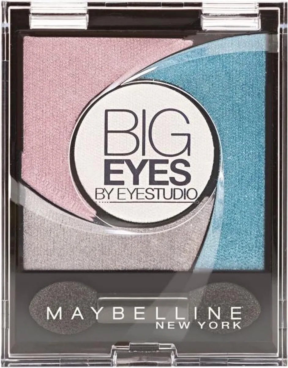 Maybelline Eye Studio Big Eyes 03 Luminous Turquoise Oogschaduw - 4 Stuks