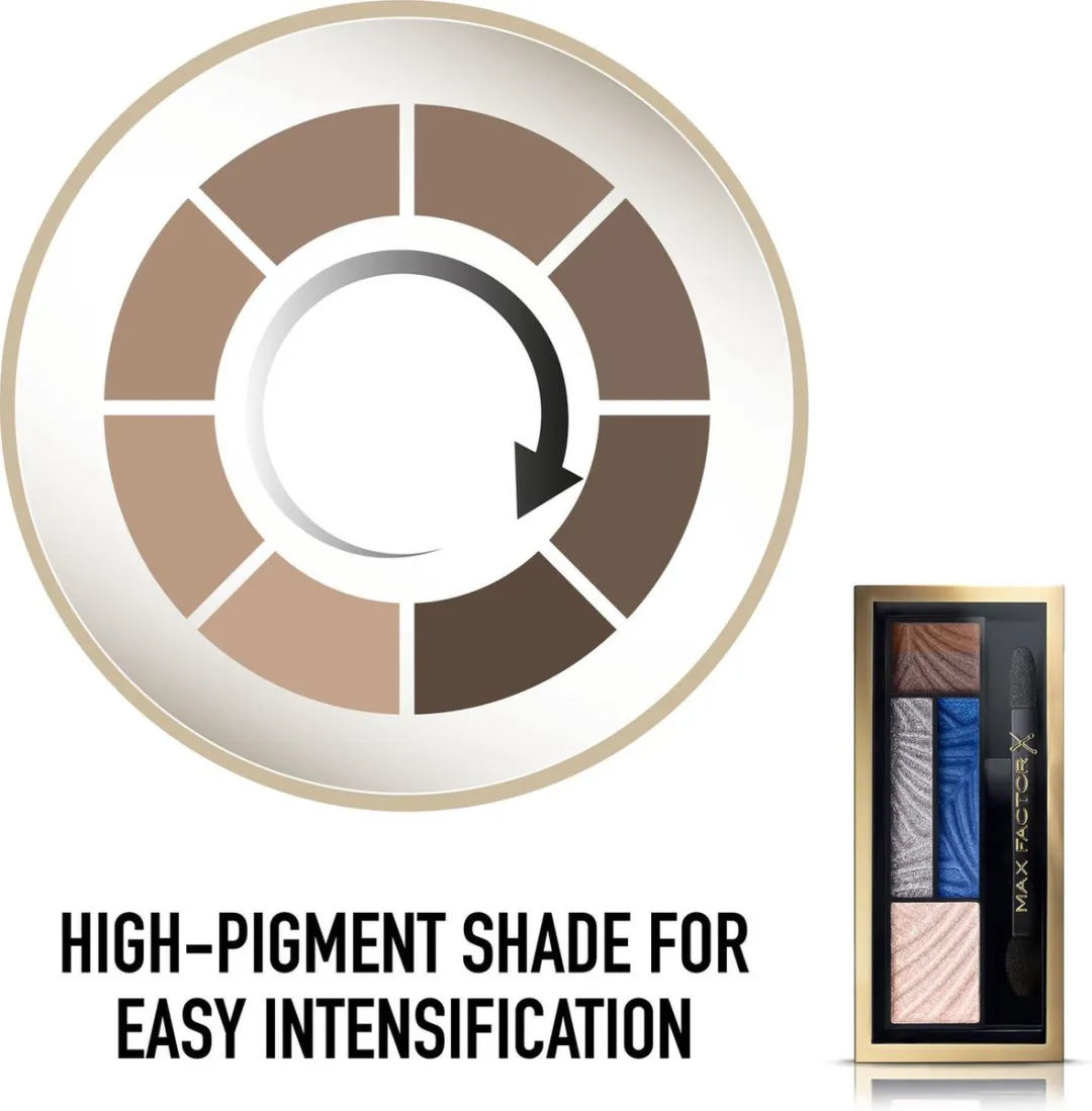 Max Factor Smokey Eye Drama Kit Oogschaduw 006 Azzure Allure - 4 Kleuren