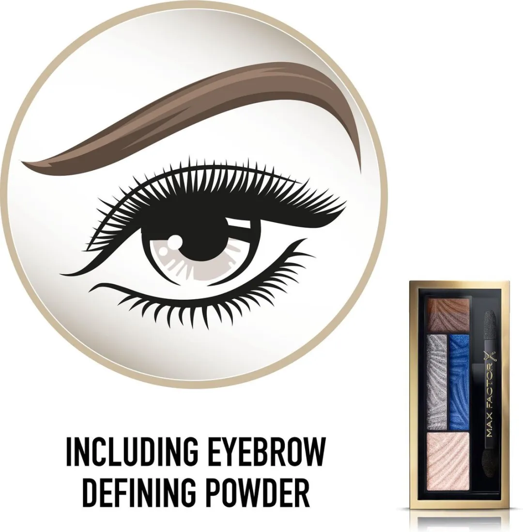 Max Factor Smokey Eye Drama Kit Oogschaduw 006 Azzure Allure - 4 Kleuren