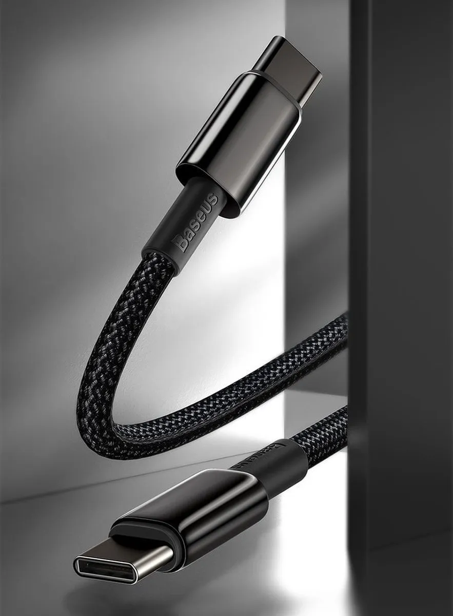 Baseus USB-C Kabel 1m 100W - Zwart