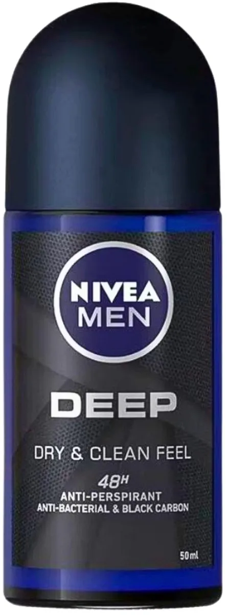NIVEA MEN Deep Deo Roll-On 50ml - 20 Stuks