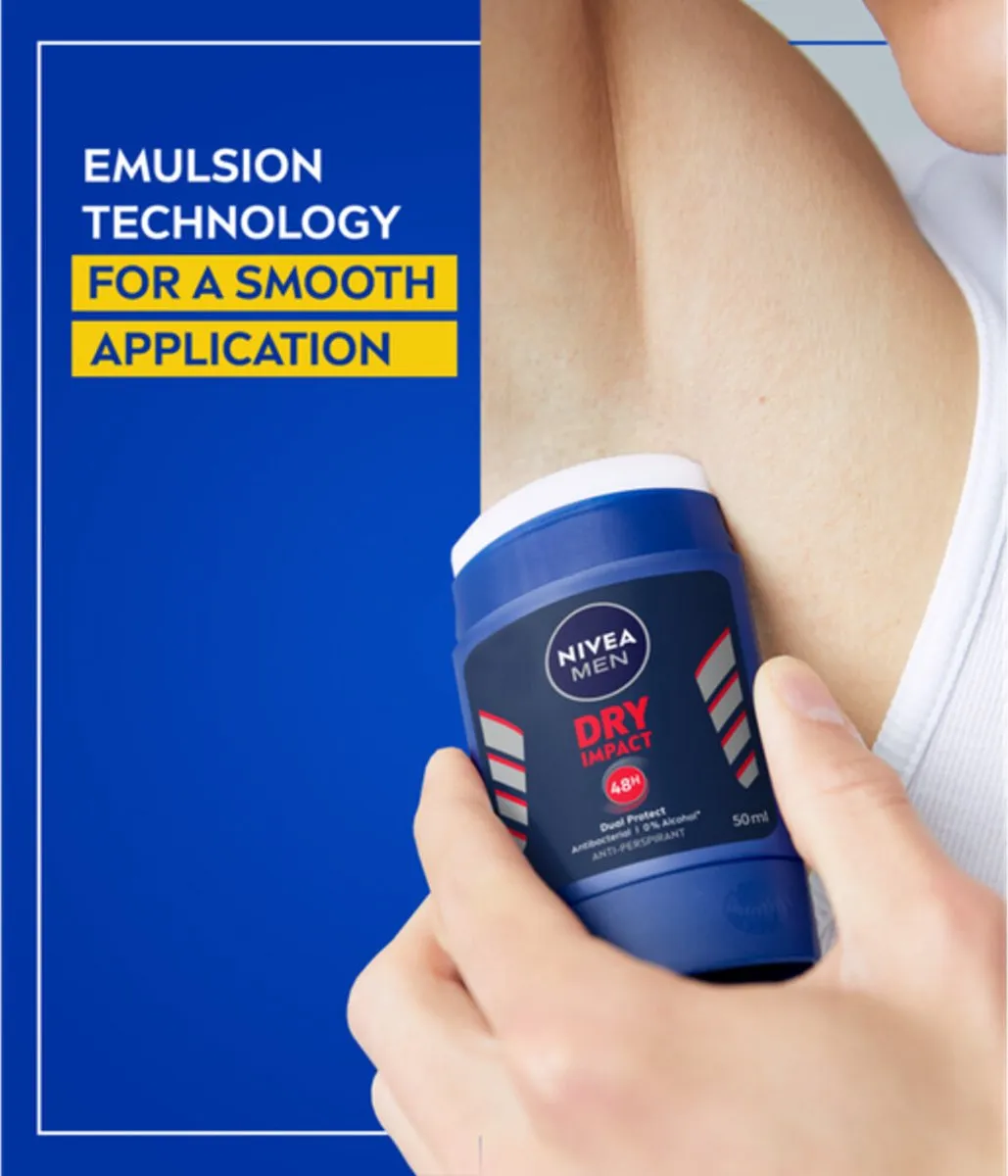 NIVEA Men Deo Stick Dry Impact 50ml - afbeelding 6 van 6