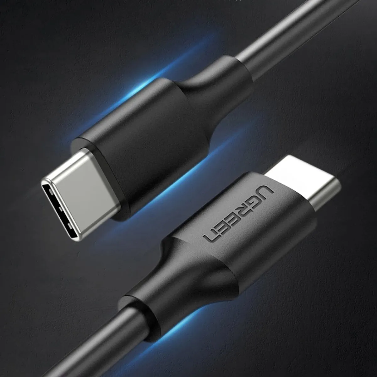 Ugreen USB-C naar USB-C Kabel 2.0 - 2m - Zwart