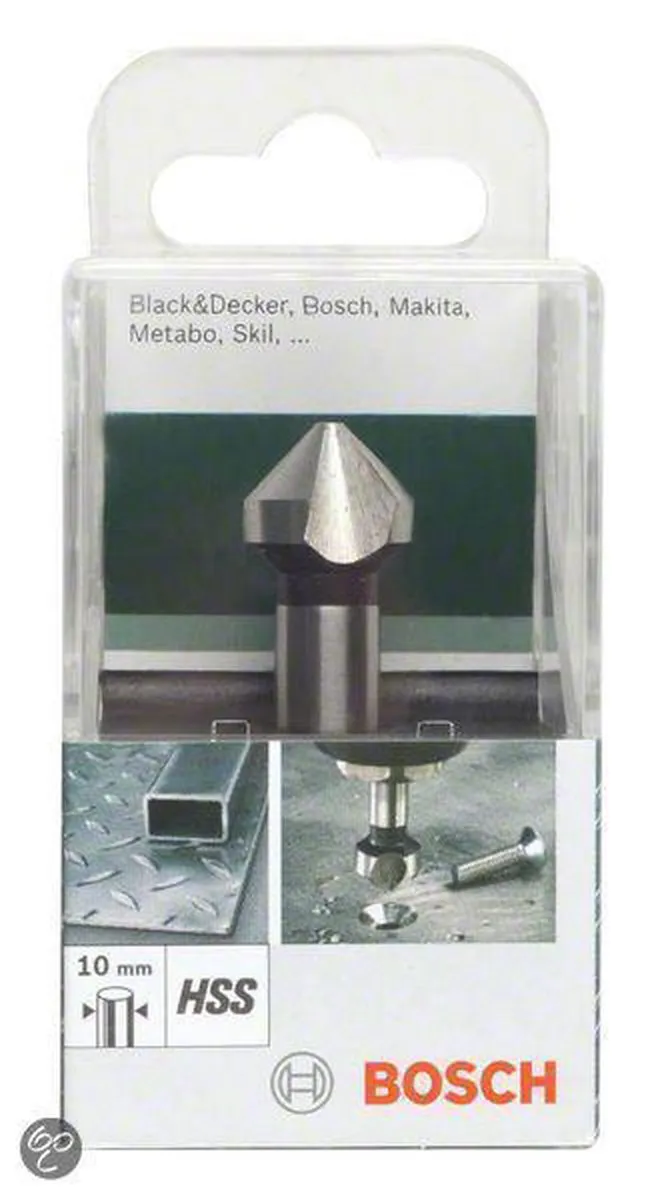 Bosch Conische Verzinkboor HSS DIN 335 12,4mm M6 - Metaal