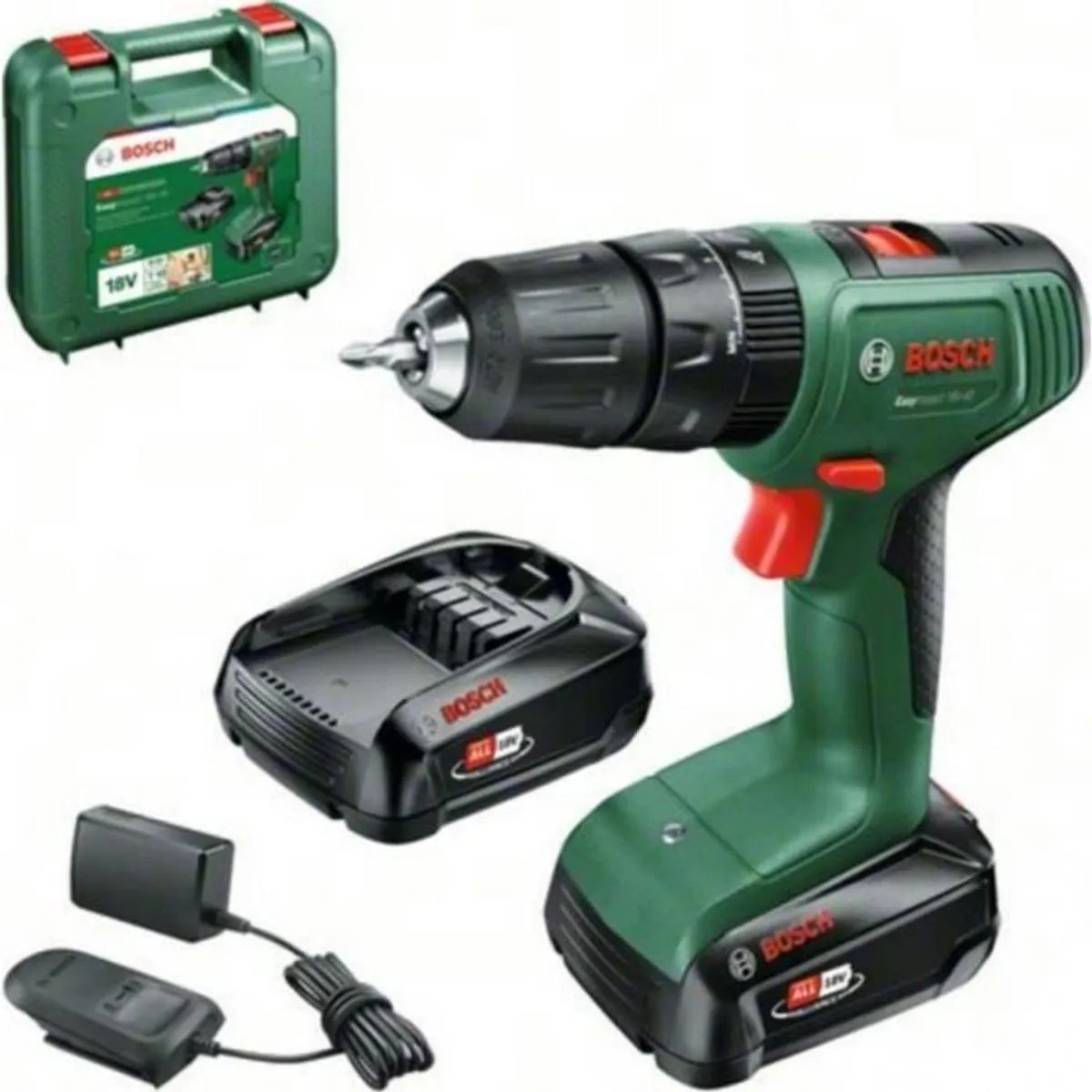 Bosch 06039D8102 Accu-klopboor/schroefmachine 18V - 2x 1,5Ah - 2 snelheden