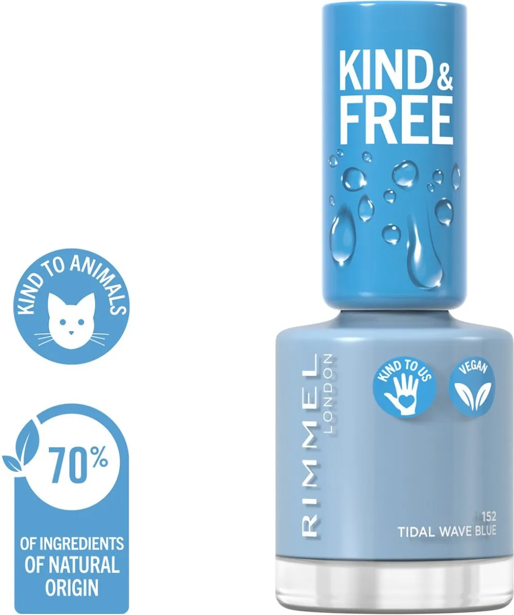 Rimmel London Kind & Free Nagellak 152 Tidal Wave Blue - 8ml
