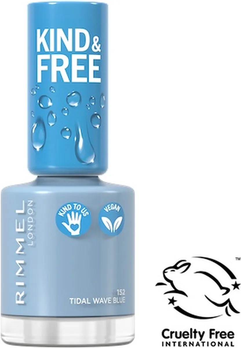 Rimmel London Kind & Free Nagellak 152 Tidal Wave Blue - 8ml