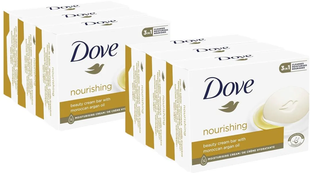 Dove Zeep Cream Argan Oil 6x90ml