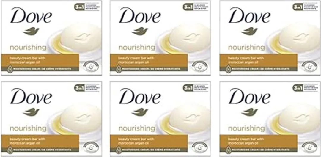 Dove Zeep Cream Argan Oil 6x90ml