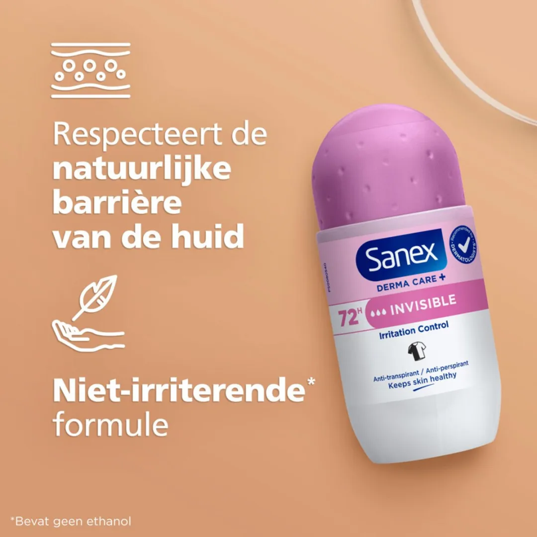 Sanex Dermo Invisible Roll-on Deodorant 50ml