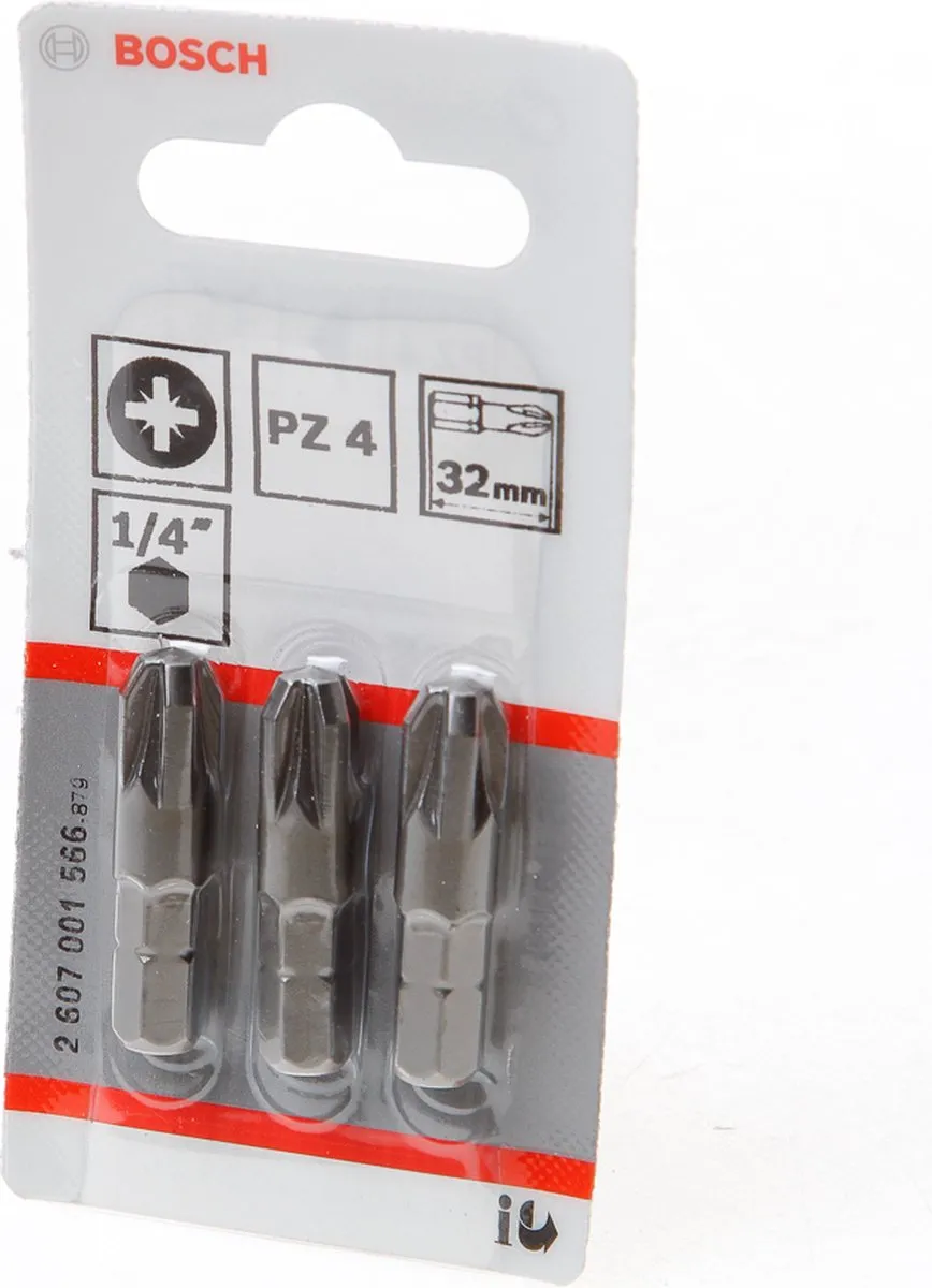 Bosch XH-TORS/PZ4/32MM Torx Bit Set - 3 Stuks