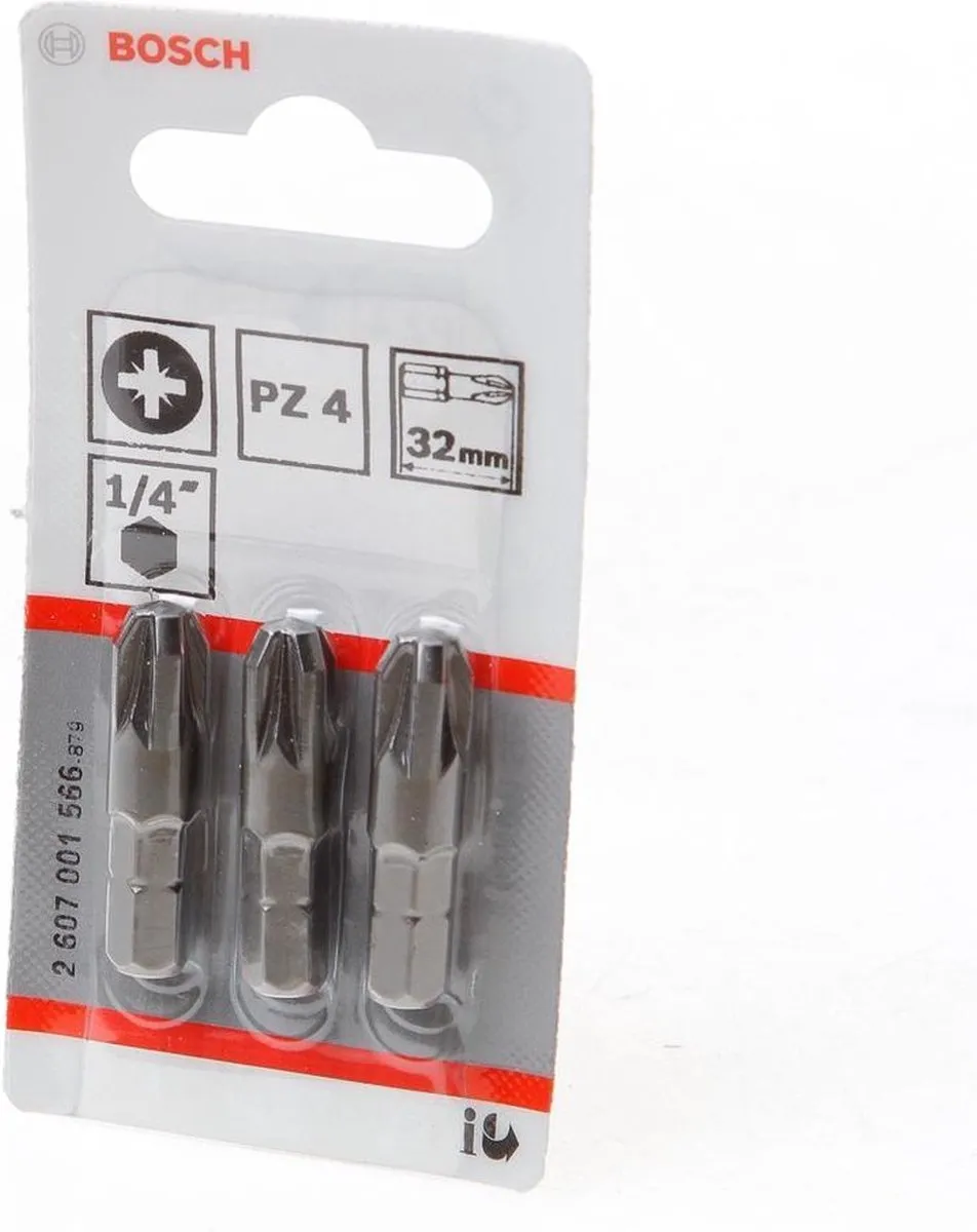 Bosch XH-TORS/PZ4/32MM Torx Bit Set - 3 Stuks