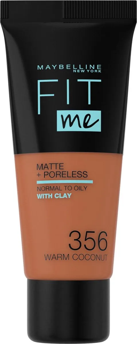 Maybelline Fit Me Matte + Poreless Foundation 356 Warm Coconut