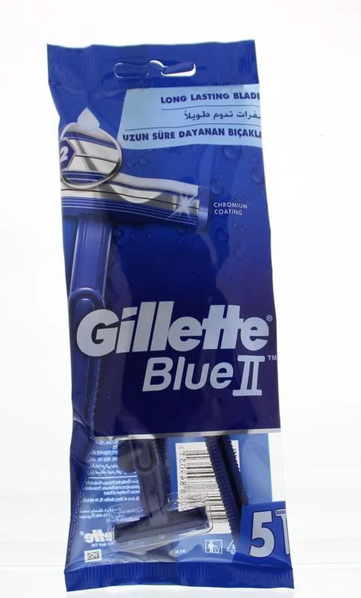Gillette Blue II Wegwerpmesjes - 5 Stuks - afbeelding 6 van 6