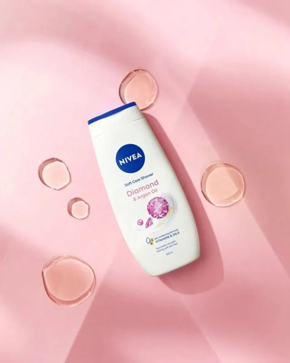 NIVEA Diamond & Argan Oil Badschuim - 6 x 250ml
