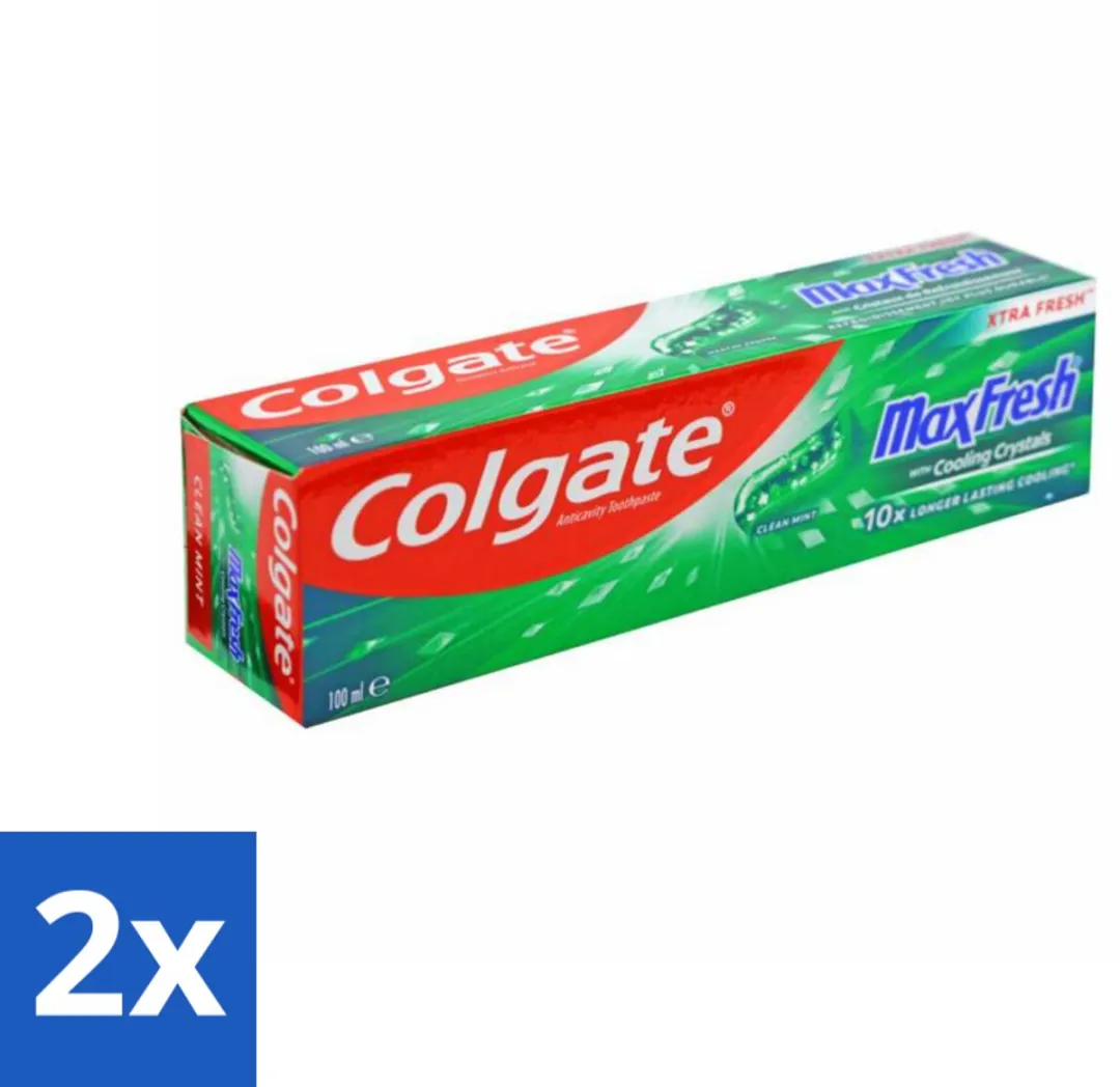 Colgate Maxfresh Cleanmint Tandpasta 200ml (2x100ml)