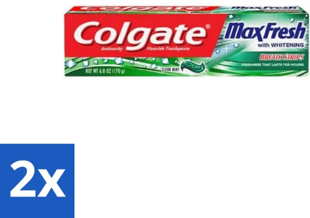 Colgate Maxfresh Cleanmint Tandpasta 200ml (2x100ml)