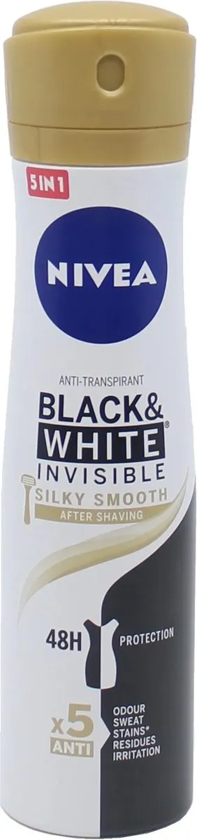 NIVEA Black & White Invisible Deodorant Spray 150ml