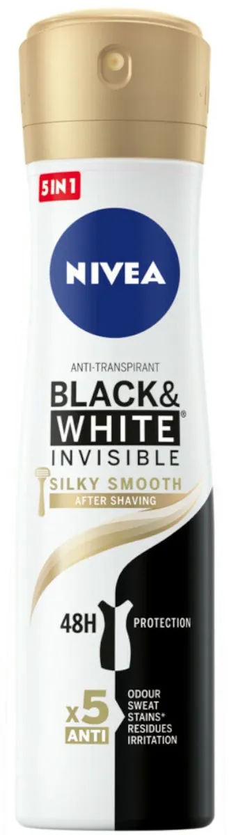 NIVEA Black & White Invisible Deodorant Spray 150ml