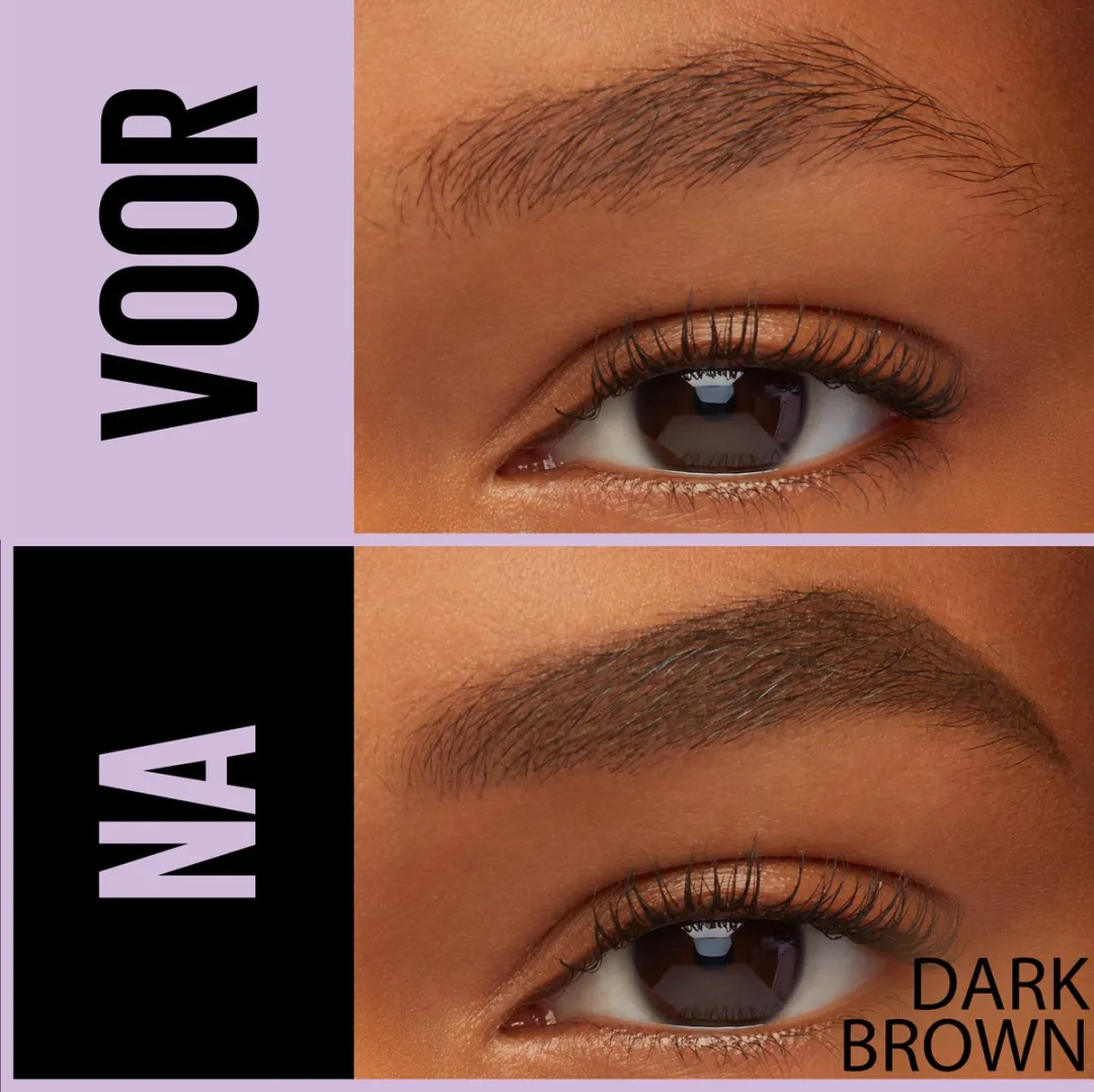 Maybelline New York Express Brow Duo 05 Black Brown - Wenkbrauwpotlood & Poeder