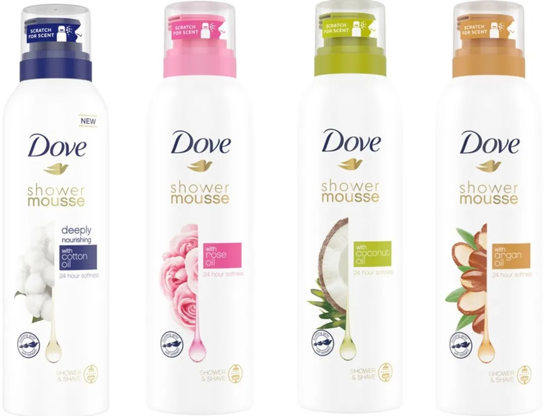 Dove Shower Mousse Mix