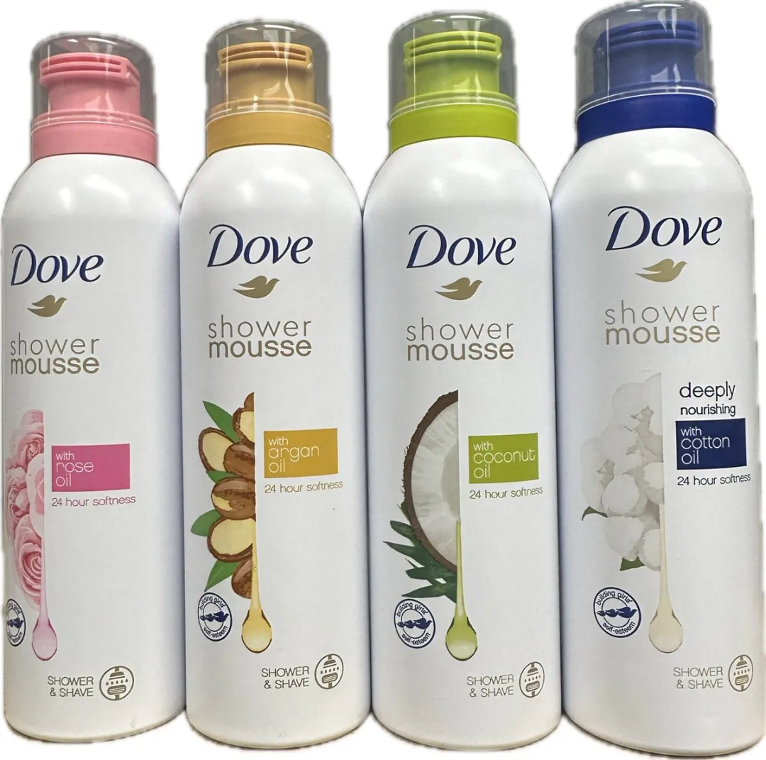 Dove Shower Mousse Mix - 4x200ml