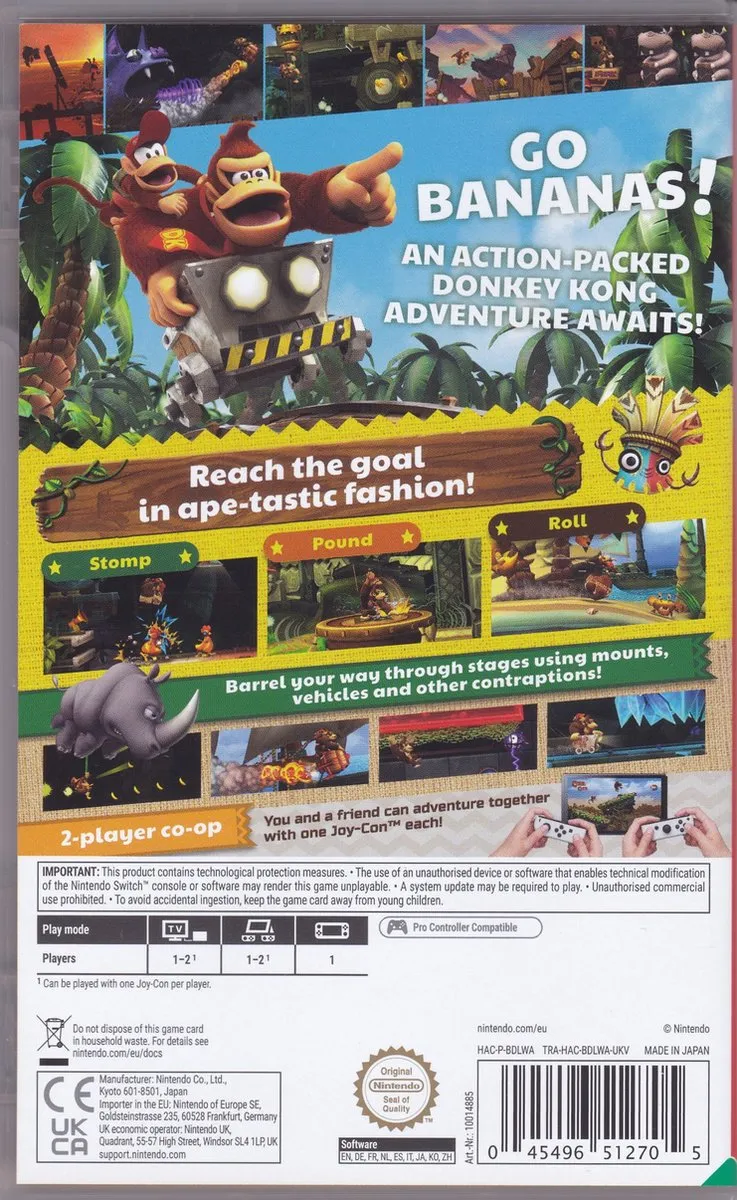 Nintendo Donkey Kong Country Returns HD