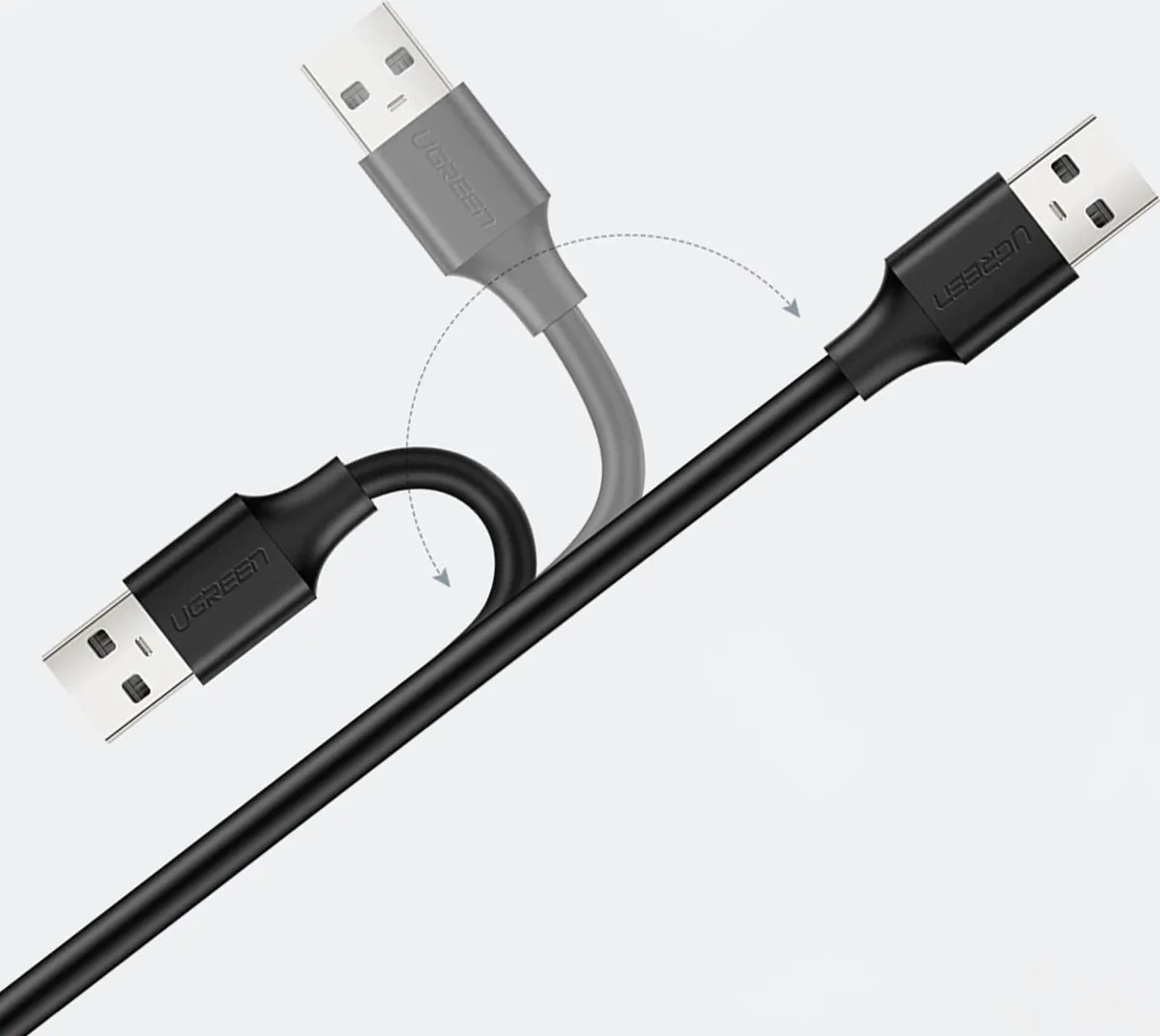 Ugreen USB Verlengkabel 2.0 480Mb/s 1,5m - Zwart