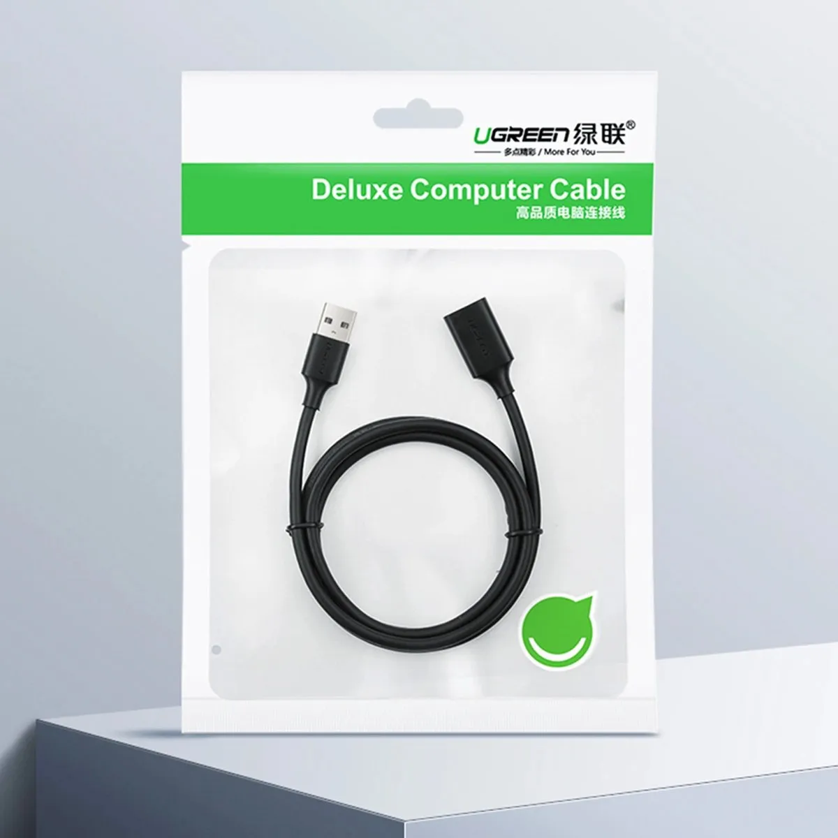 Ugreen USB Verlengkabel 2.0 480Mb/s 1,5m - Zwart - afbeelding 6 van 6