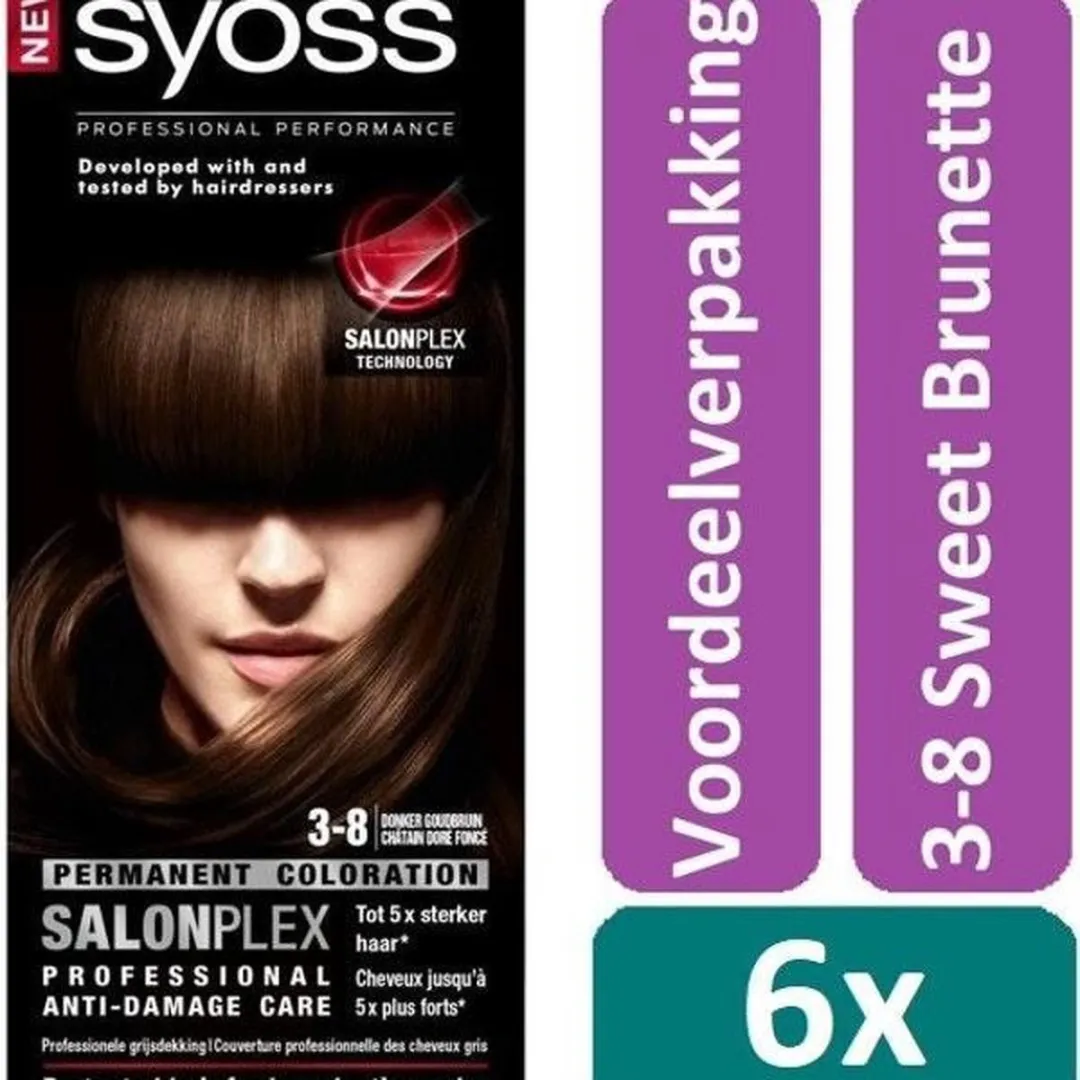 SYOSS Haarverf 3-8 Donker Goudbruin