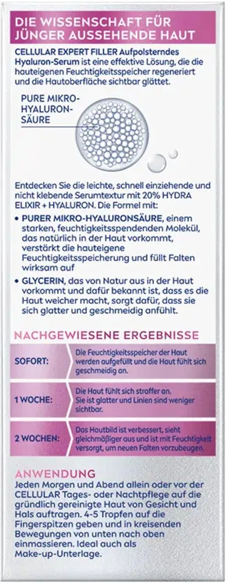 NIVEA Cellulair Expert Filler Hyaluronzuur Serum 30ml