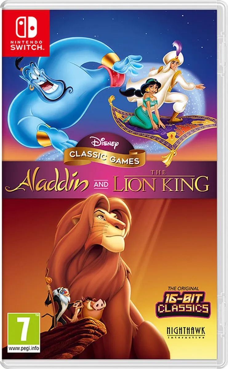 Nintendo Aladdin + The Lion King Remastered Switch