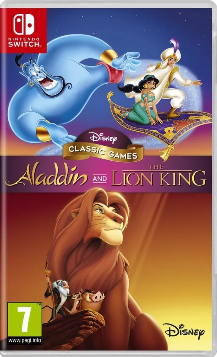 Nintendo Aladdin + The Lion King Remastered Switch