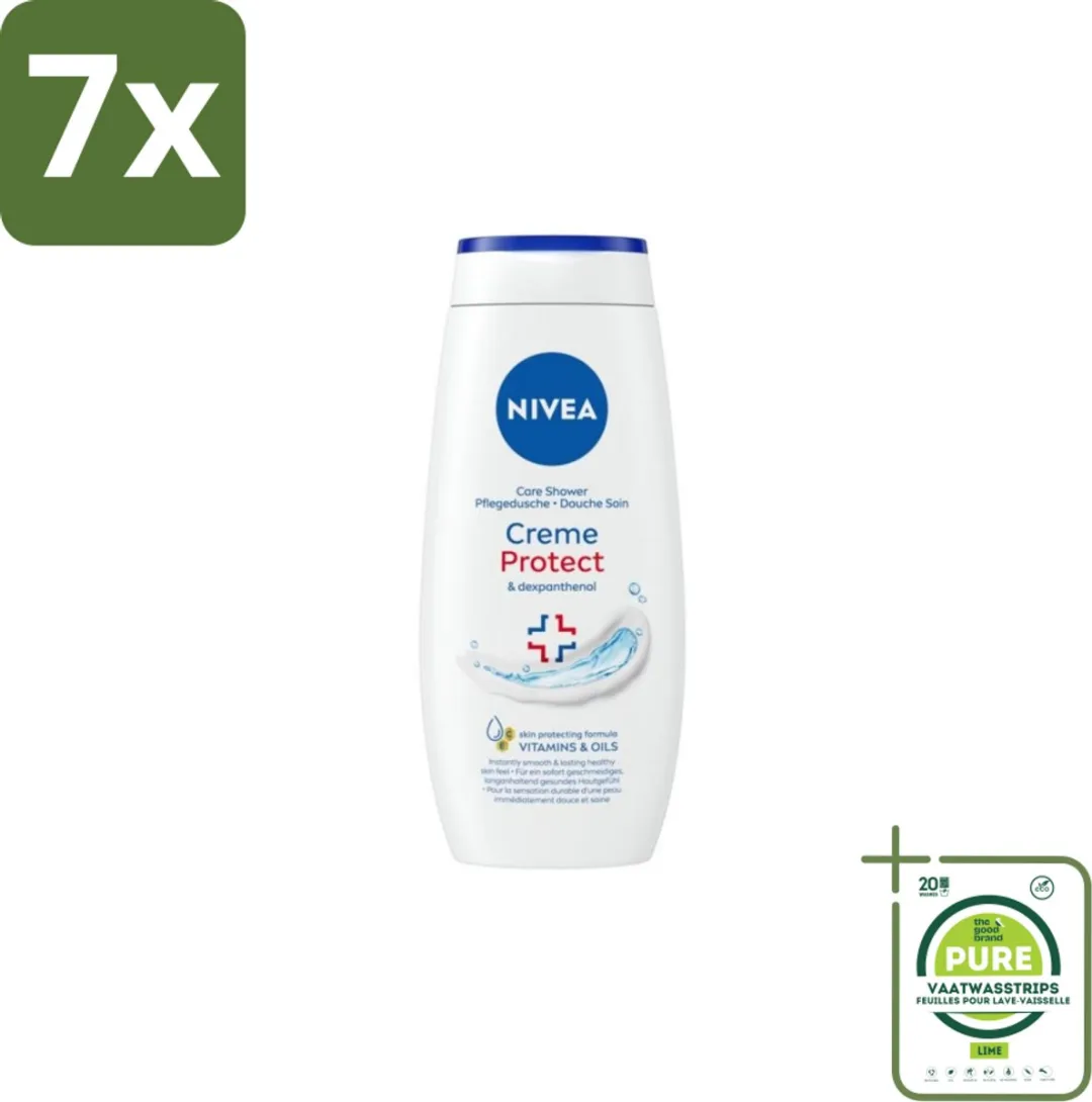 NIVEA Protect Douchecrème 1750ml - 7 Stuks