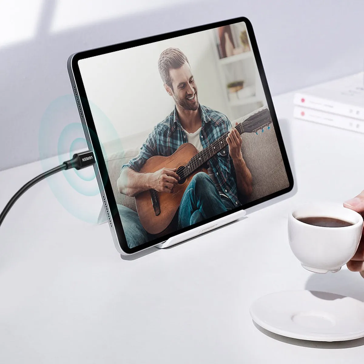 Ugreen US300 USB-C Kabel 100W 2m - Wit