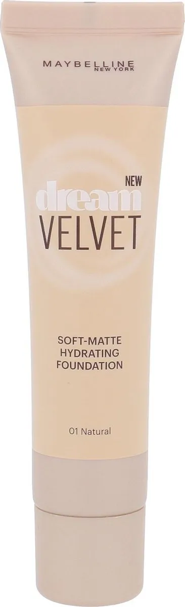 Maybelline Dream Velvet Foundation 01 Natural - 30ml