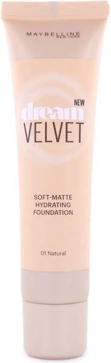 Maybelline Dream Velvet Foundation 01 Natural - 30ml