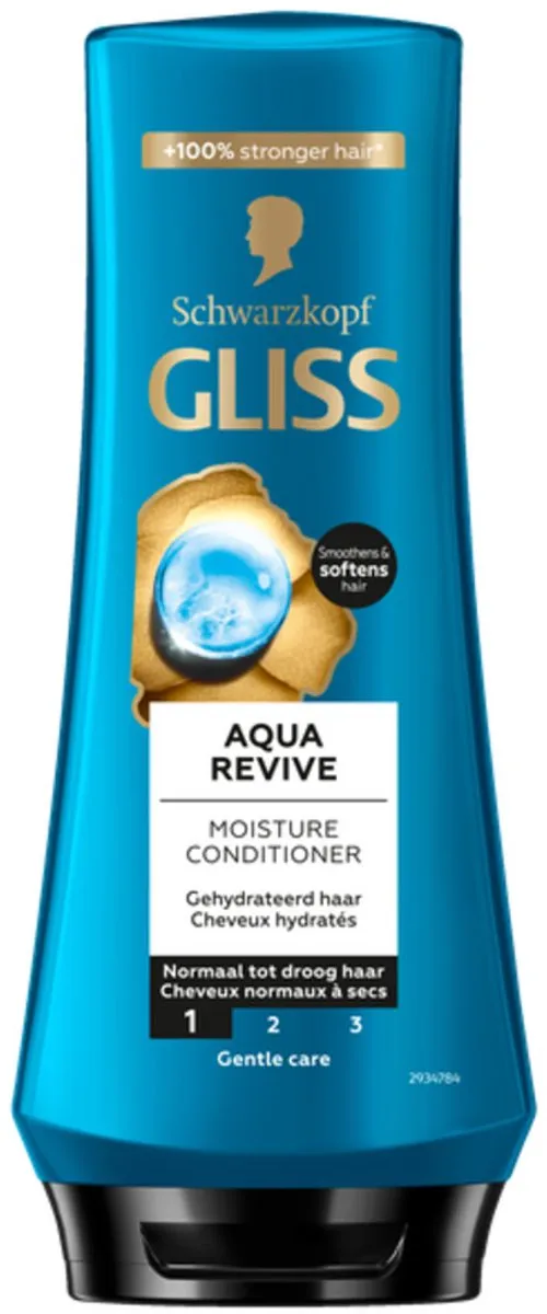 Schwarzkopf Gliss Kur Conditioner Aqua Revive 400ml - 2 Stuks