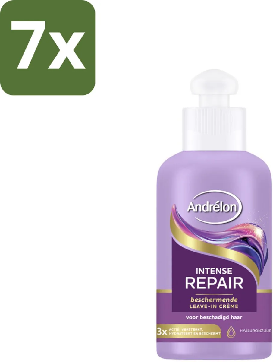 Andrélon Intense Repair Leave-in Crème 200ml - 7 Stuks