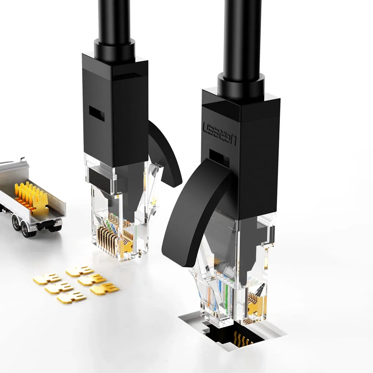 Ugreen Ethernetkabel Cat.6 1000Mb/s 15m - Zwart